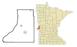 Location of Dumont, Minnesota