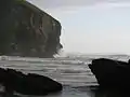 Rough seas off Trebarwith Strand on the north coast