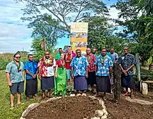 Tree of Peace planting Fiji in cooperation with Pacific Island Farmers Organisation Network