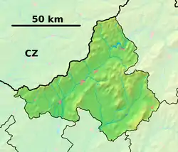 Myjava is located in Trenčín Region