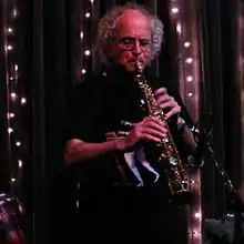 Trevor Watts on soprano at Eddie's Attic, Decatur GA, photo by Shawn Vinson