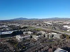 Corporate office buildings at the intersection of I-580 and I-680