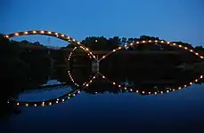 Tridge at dusk