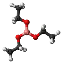 Triethyl borate molecule