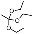 Skeletal formula of Triethylorthoacetate