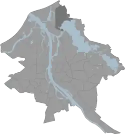 Location of Trīsciems in Riga