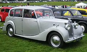 Triumph Renownsix-light saloon 1954This body was intended for the cancelled new 1940 Alvis Silver Eagle