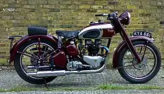 Triumph Speed Twin with telescopic front fork