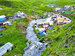 Triveni, Holy river visited before Badimalika