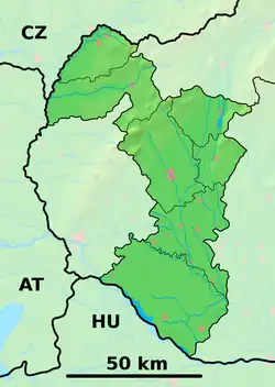 Suchá nad Parnou is located in Trnava Region