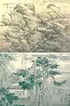 Gao Fenghan, (top):Fragrant Blossom Snow in the Desert Mountains, (bottom): Study in the Shade of the Wutong Tree, Museum of East Asian Art, Dahlem