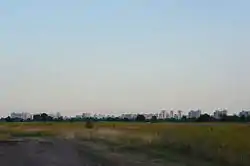 Desniansky District as seen from the northern outskirts of Kyiv