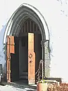 View of the door