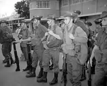 Image 83Australians arrive at Tan Son Nhut Airport, Saigon (from History of the Australian Army)
