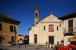 The parish church, dedicated to San Biagio