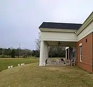 View of the outdoor lounge area