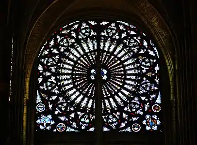 Rose window of the north transept