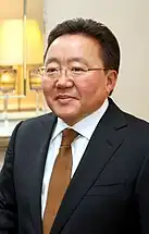 Tsakhiagiin ElbegdorjPresident of Mongolia