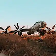 Tu-95U at Uzyn Air Base