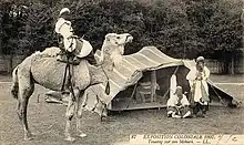 Tuareg tent during Colonial exhibition in 1907