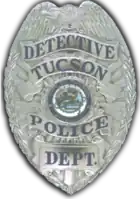 Badge of Tucson Police Department