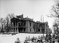 Tuhala Manor after fire in 1905.