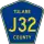 County Road J32 marker