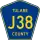 County Road J38 marker