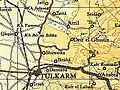 Deir al-Ghusun  1945 1:250,000
