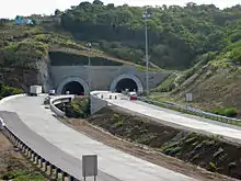 Maunabo Tunnels under construction, 2008
