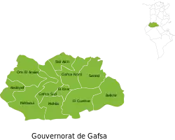 Subdivisions of Gafsa Governorate