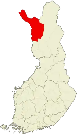 Location of Fell Lapland