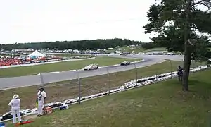 Turn 8 heading into The Esses