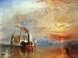 Turner's The Fighting Temeraire; 1839.