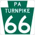 Pennsylvania Route 66 marker