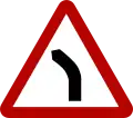 Curve to left