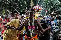 Thaipusam Celebration in Medan, Indonesia, 2016