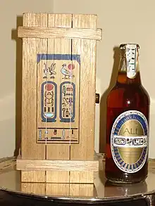 Image 9A replica of ancient Egyptian beer, brewed from emmer wheat by the Courage brewery in 1996 (from History of beer)