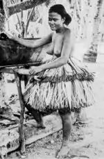 Image 29A portrait of a woman on Funafuti in 1894 by Count Rudolf Festetics de Tolna (from History of Tuvalu)