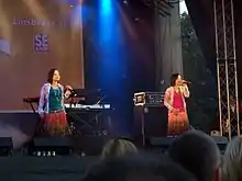 Michiko and Yoko performing in Sweden (2005)