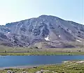 North aspect of Twining Peak from Independence Lake