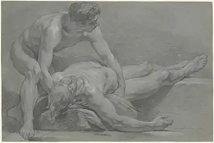 Two Nude Male Figures at the Metropolitan Museum of Art