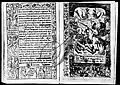 Two pages of Sarum Book of Hours, 1494 By Philippe Pigouchet