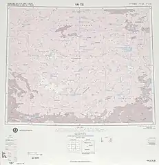 Map including Gêrzê (labeled as Kai-tse) (DMA, 1975)
