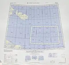 Map including the De Long Islands (inset) (AMS, 1964)