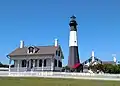 Tybee Island Light, lightkeeper's home, and outbuildings