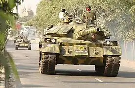 Chinese Type 69 tanks of the Bangladesh Army