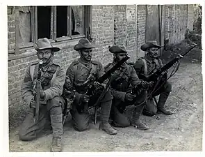 Typical Baluchi riflemen (Estaires-La Bassée Road, France), 4 Aug 1915