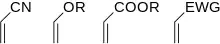 Common Michael acceptors