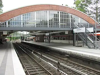 Exterior of the station hall